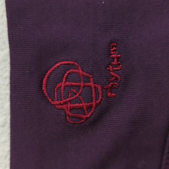 Patagonia Straight Leg Full Length Leggings Women's Size Medium Purple Rhythm - Picture 8 of 10